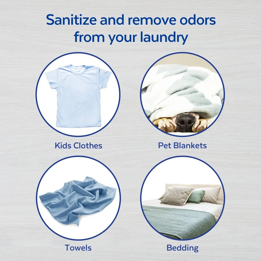 Laundry Sanitizer Additive kills 99 9% bacteria odor eliminator bleach