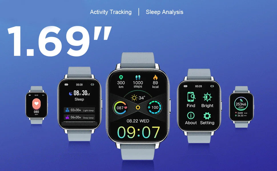 Fitness Watch Heart Rate Monitor/Pedometer/Sleep Monitor.