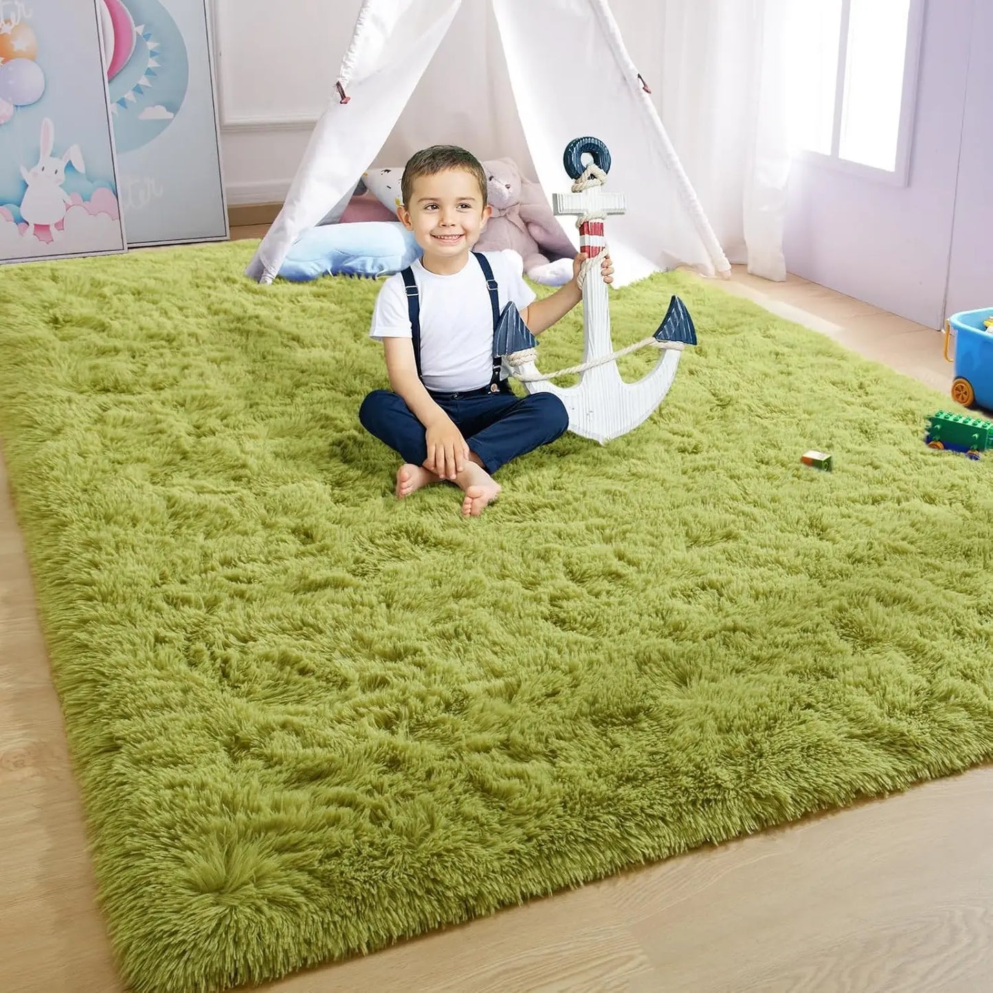 Plush Fluffy Ultra Soft Indoor Modern Rugs