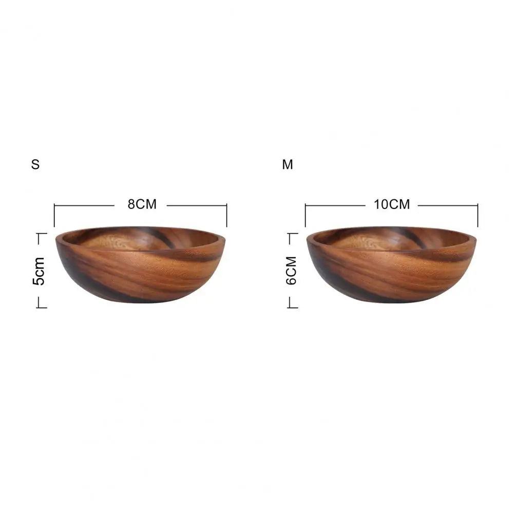 Practical Wooden Soup Bowl