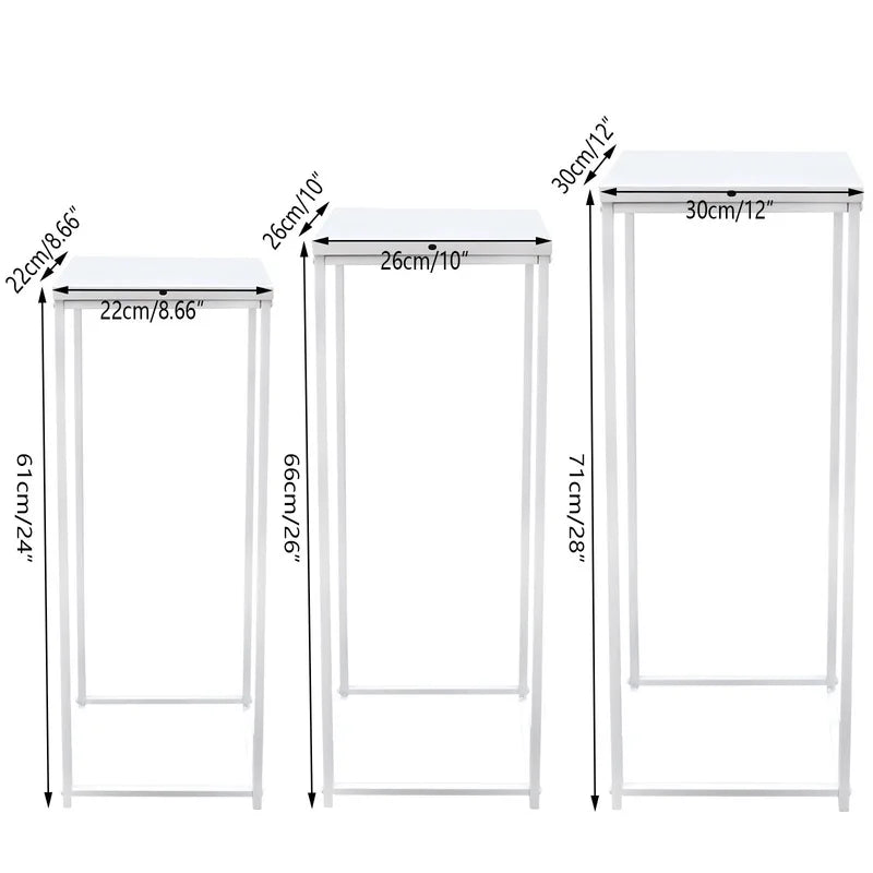 Tall Metal Pedestal Plant/Flower Stand