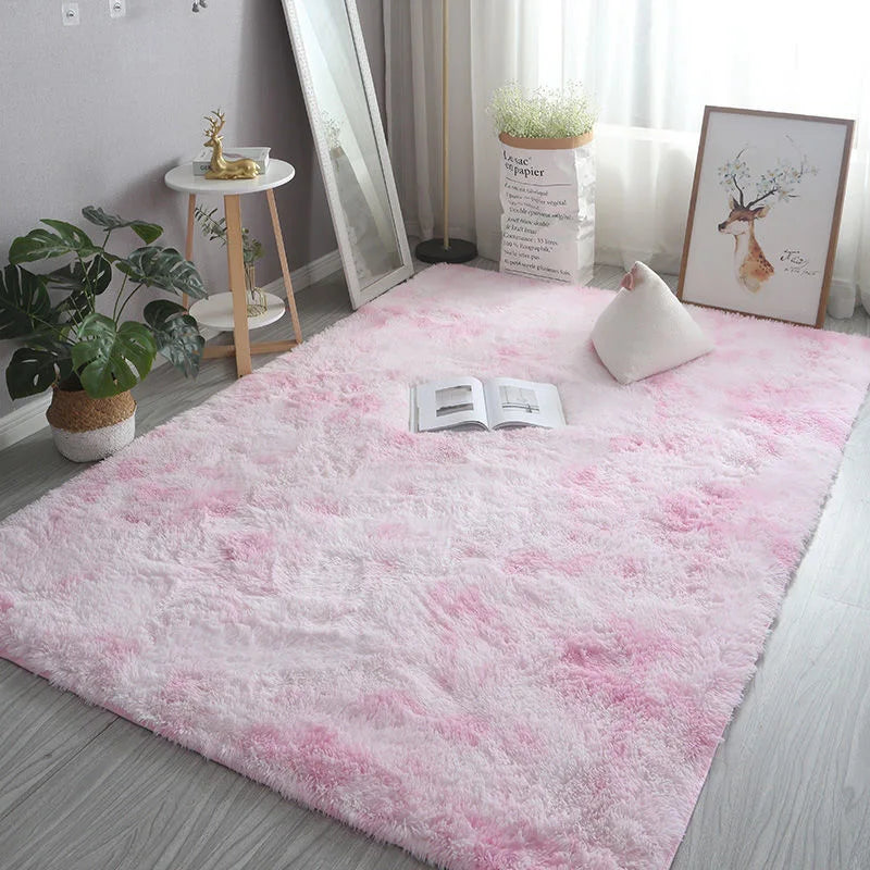Fluffy Carpet Modern Home Decor Mats Thickened Non-Slip