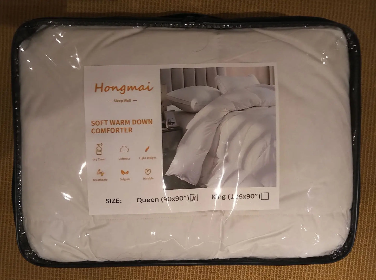 All Season Feather and Down Comforter