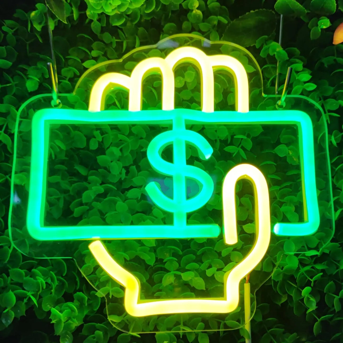 Money Neon Sign Wall Decor