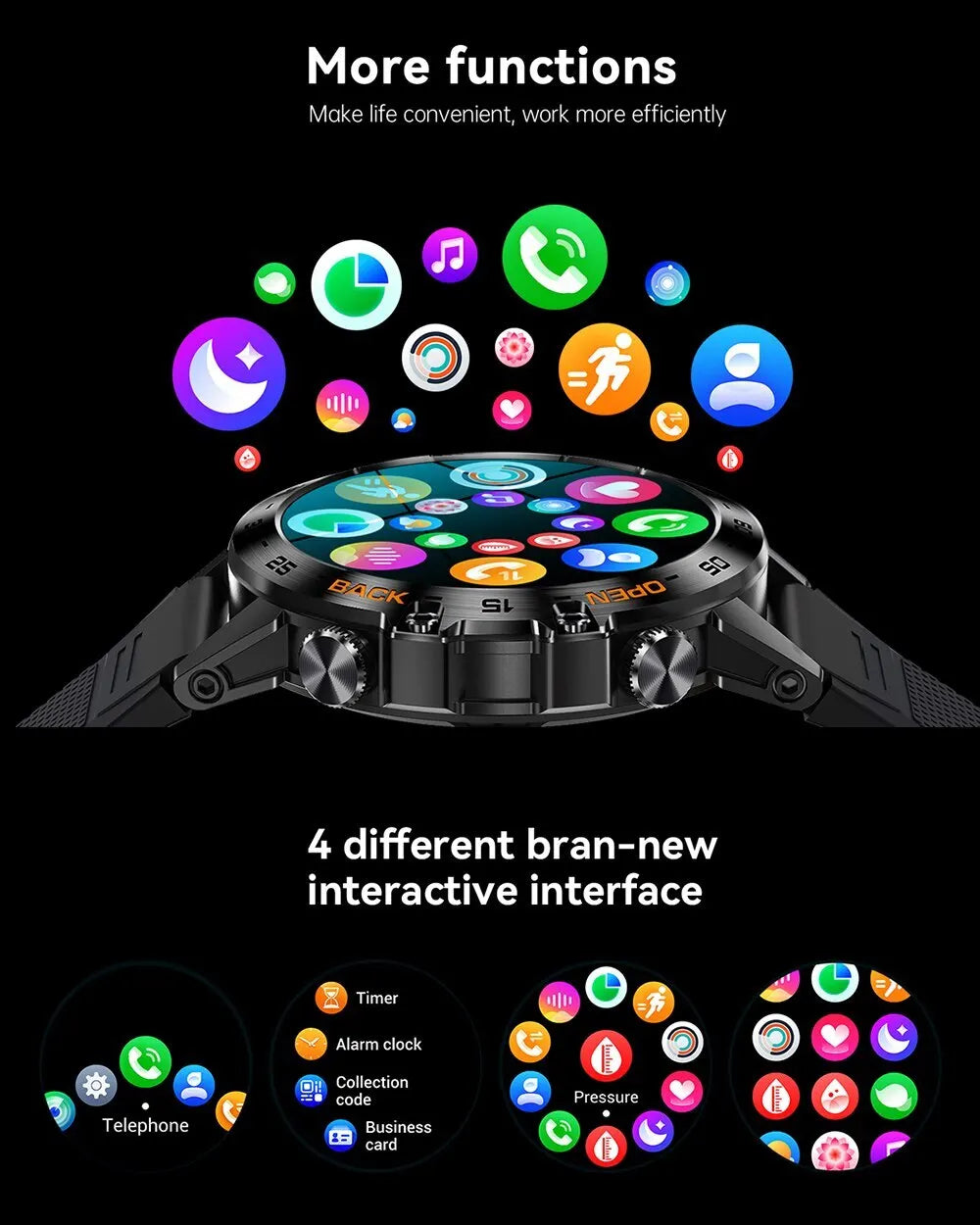 Smartwatch Bluetooth Call Smart Watch For Men