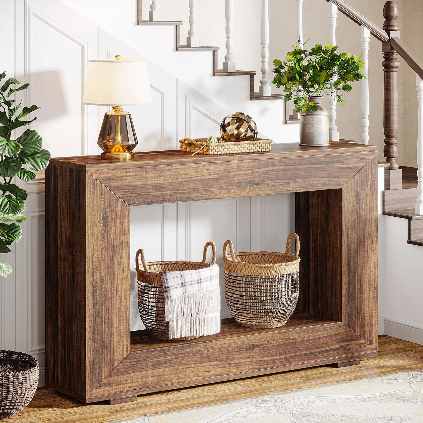 Entryway Console Table with Storage