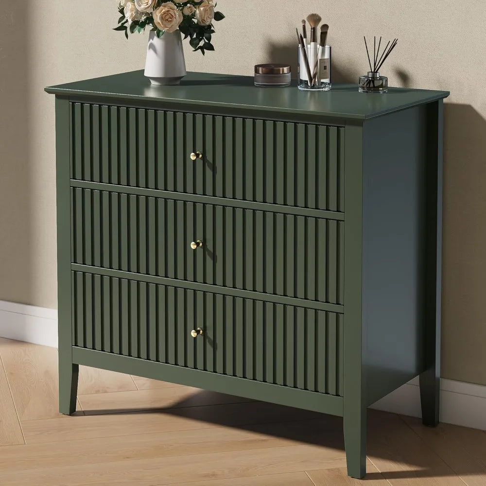 Fluted Drawer Dresser