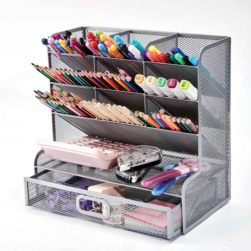 Desktop Stationery Storage Rack