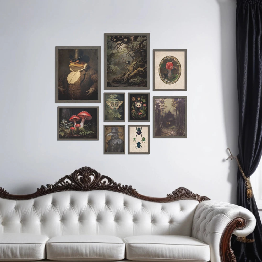 Gothic Style Canvas Printing Wall Art Decor