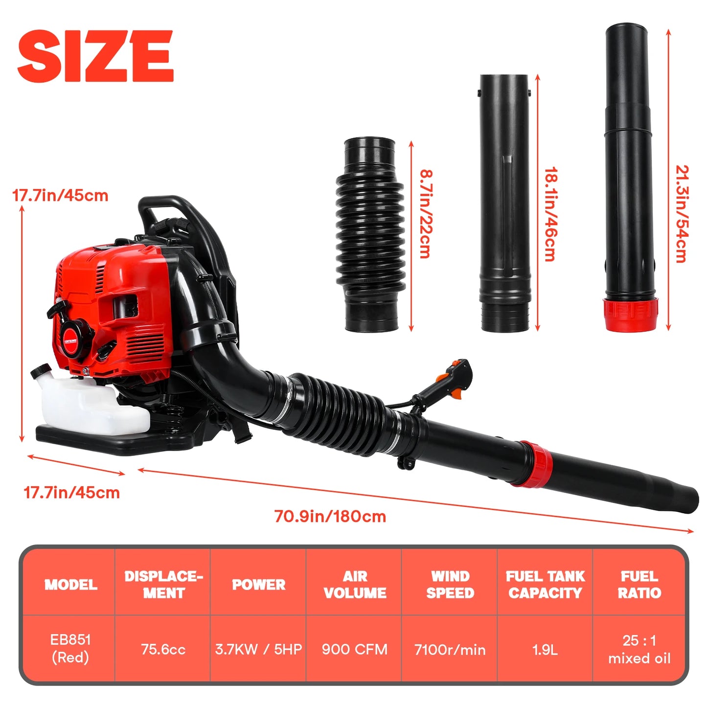 Leaf Blower with Airflow