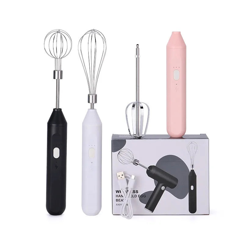 Electric Milk Frothier Handheld Egg Beater