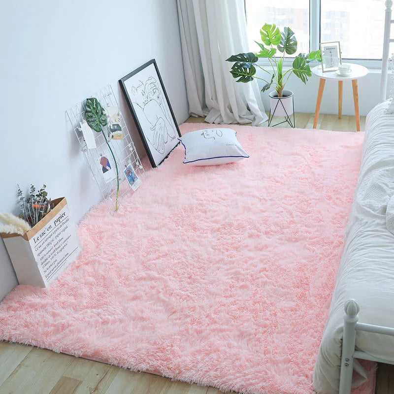 Fluffy Carpet Modern Home Decor Mats Thickened Non-Slip