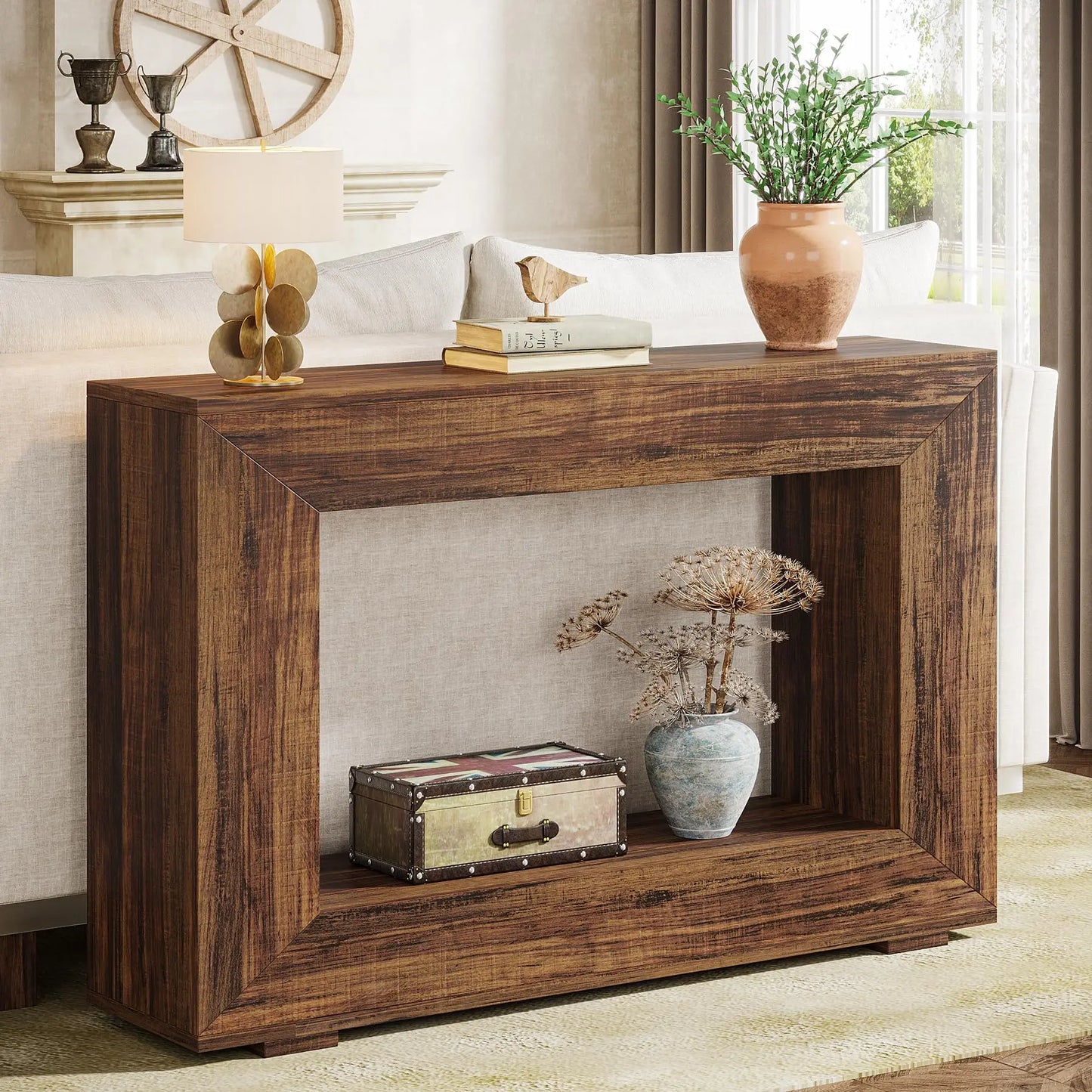 Entryway Console Table with Storage