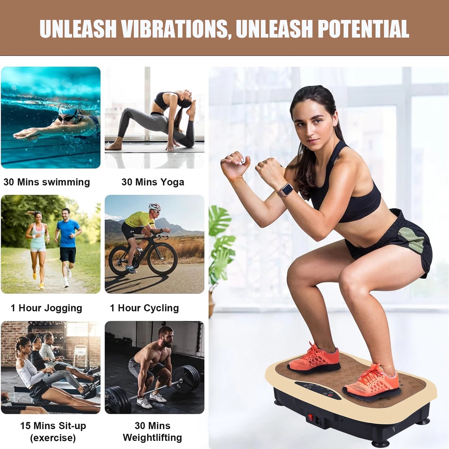 Body Electric Vibration Slimming Plate Tool