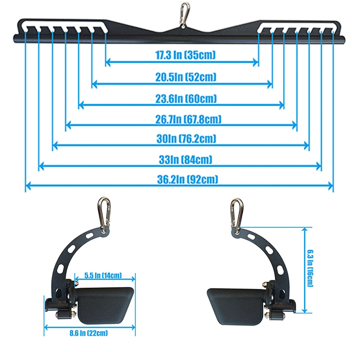 Cable Machine Attachments for Home Gym Fitness