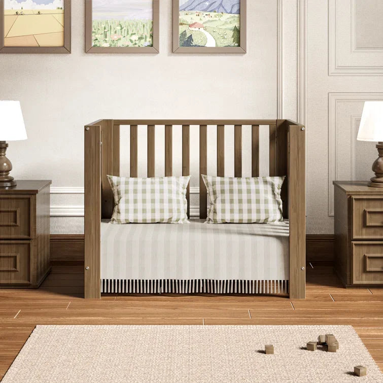 Baby Convertible with Wheels Crib