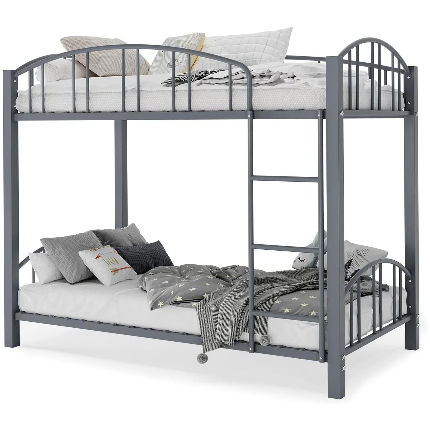 Metal Loft Bed Bunk Beds Twin Over Full Size