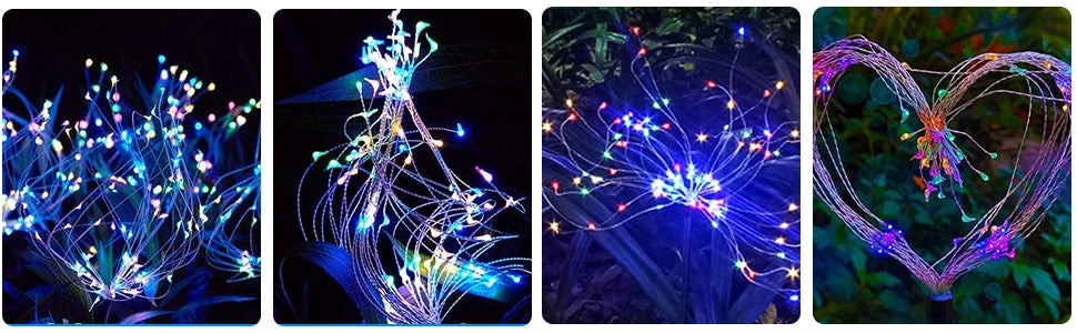 Patio Solar Firework String Lights