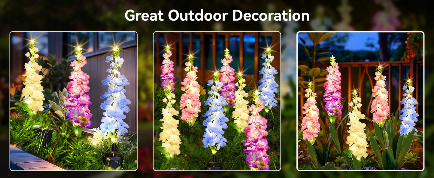 Outdoor Solar Flower Garden Lights