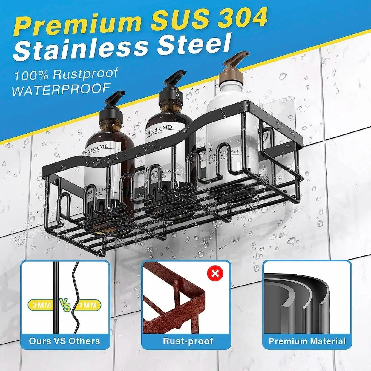 Bathroom Shower Caddy Organizer