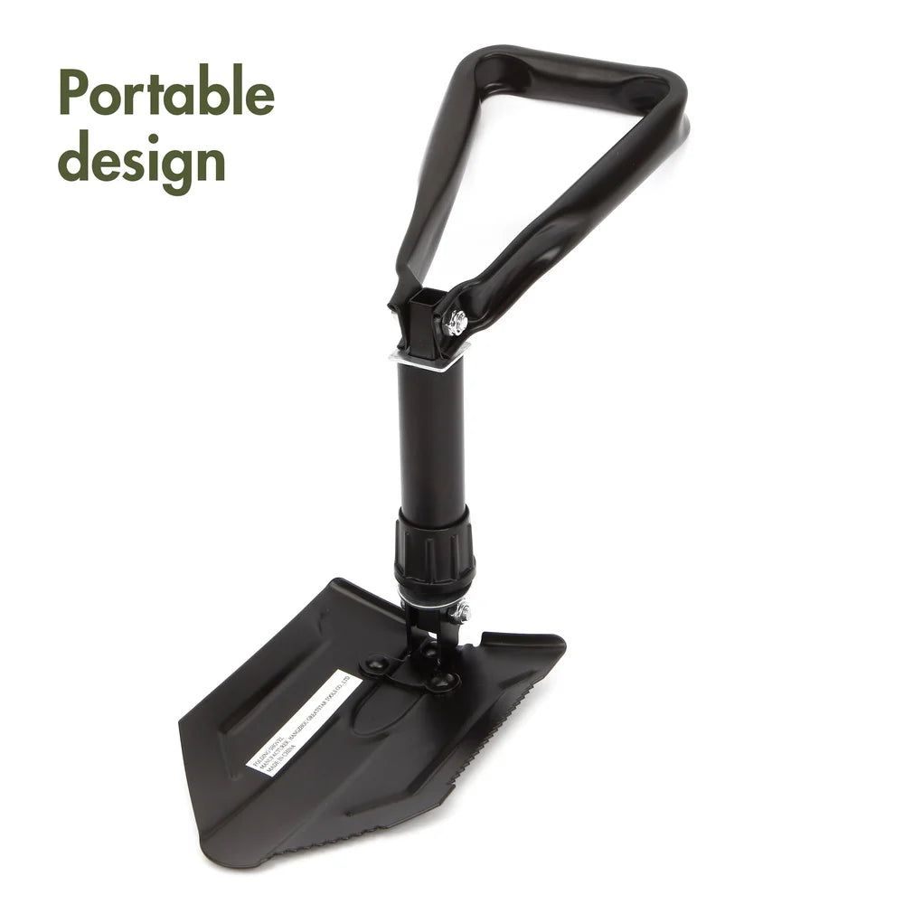 Heavy Duty Folding Shovel Steel Serrated Edge