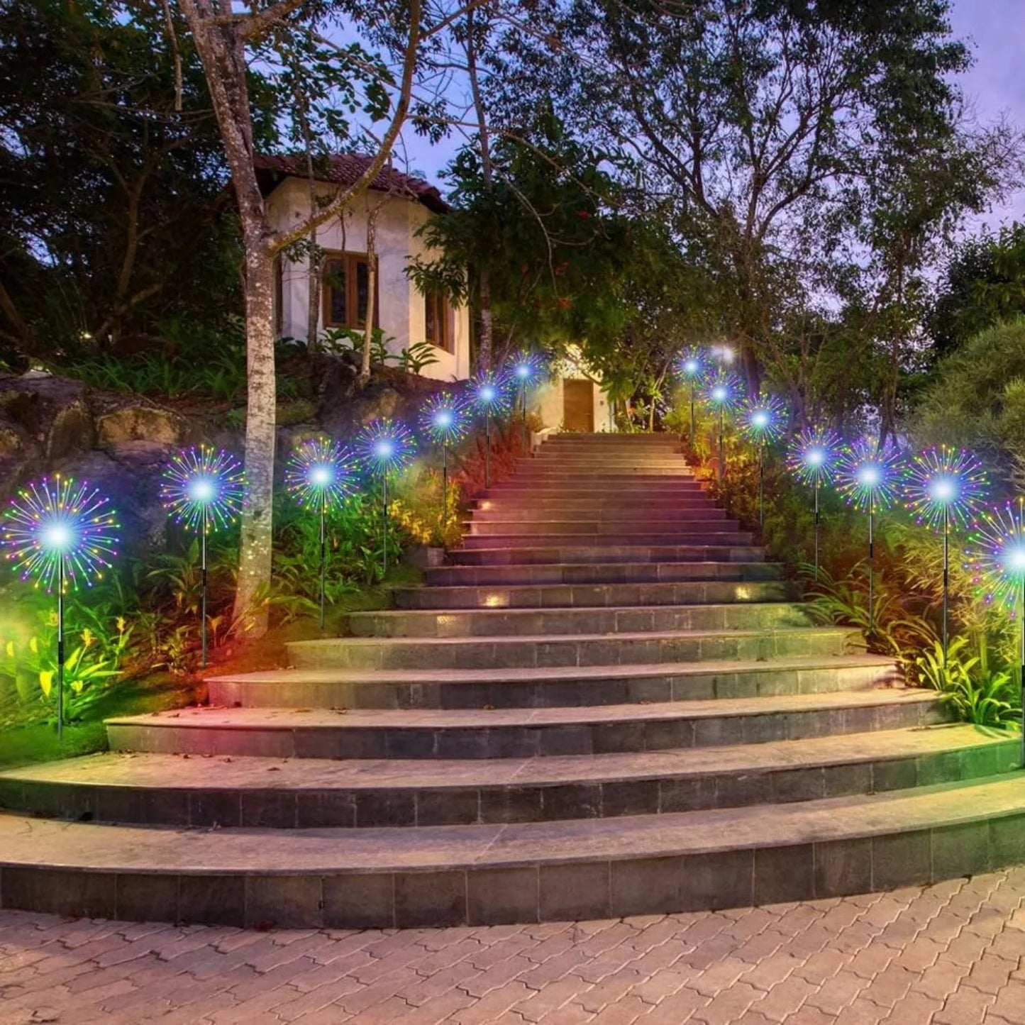 Patio Solar Firework String Lights