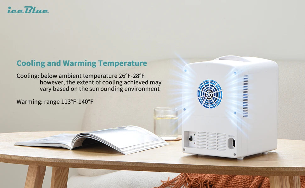 Low Noise Refrigerator Cold/Warmer Cooler - Portable Car/Home