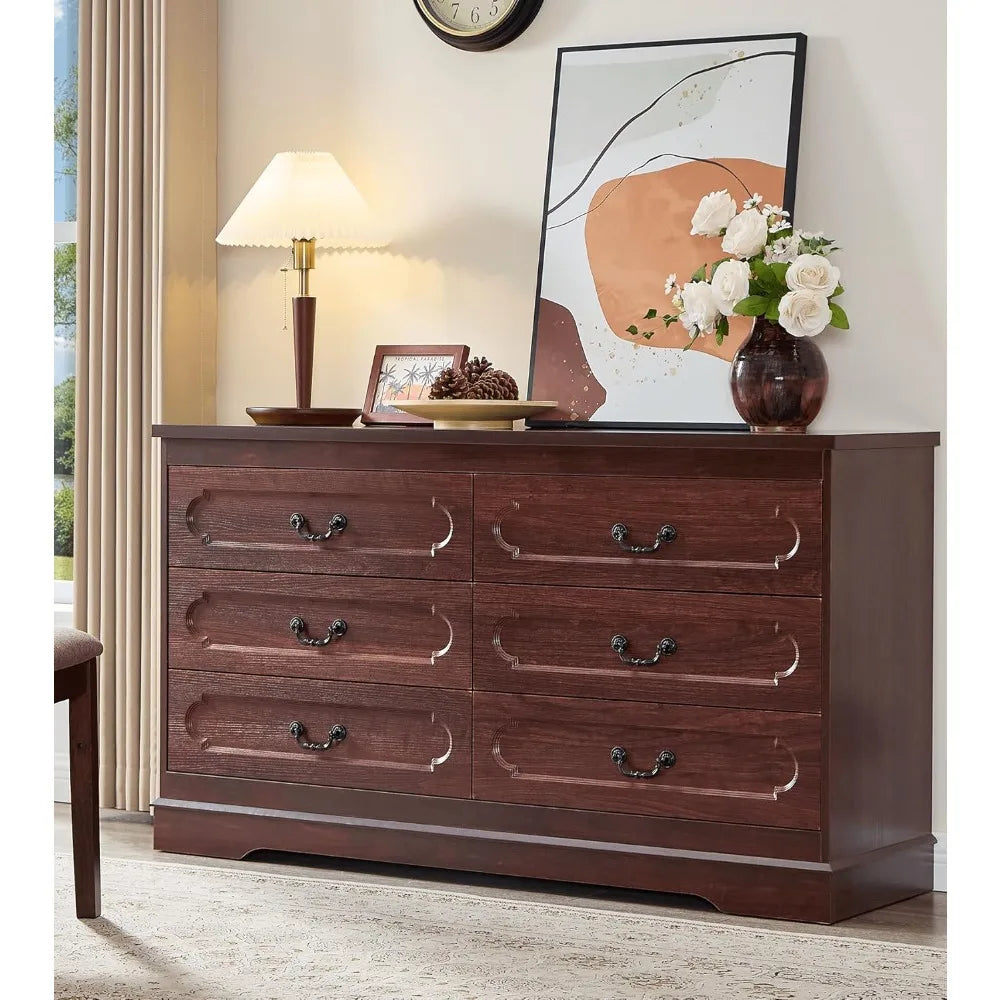 Farmhouse Cherry Wood Dresser