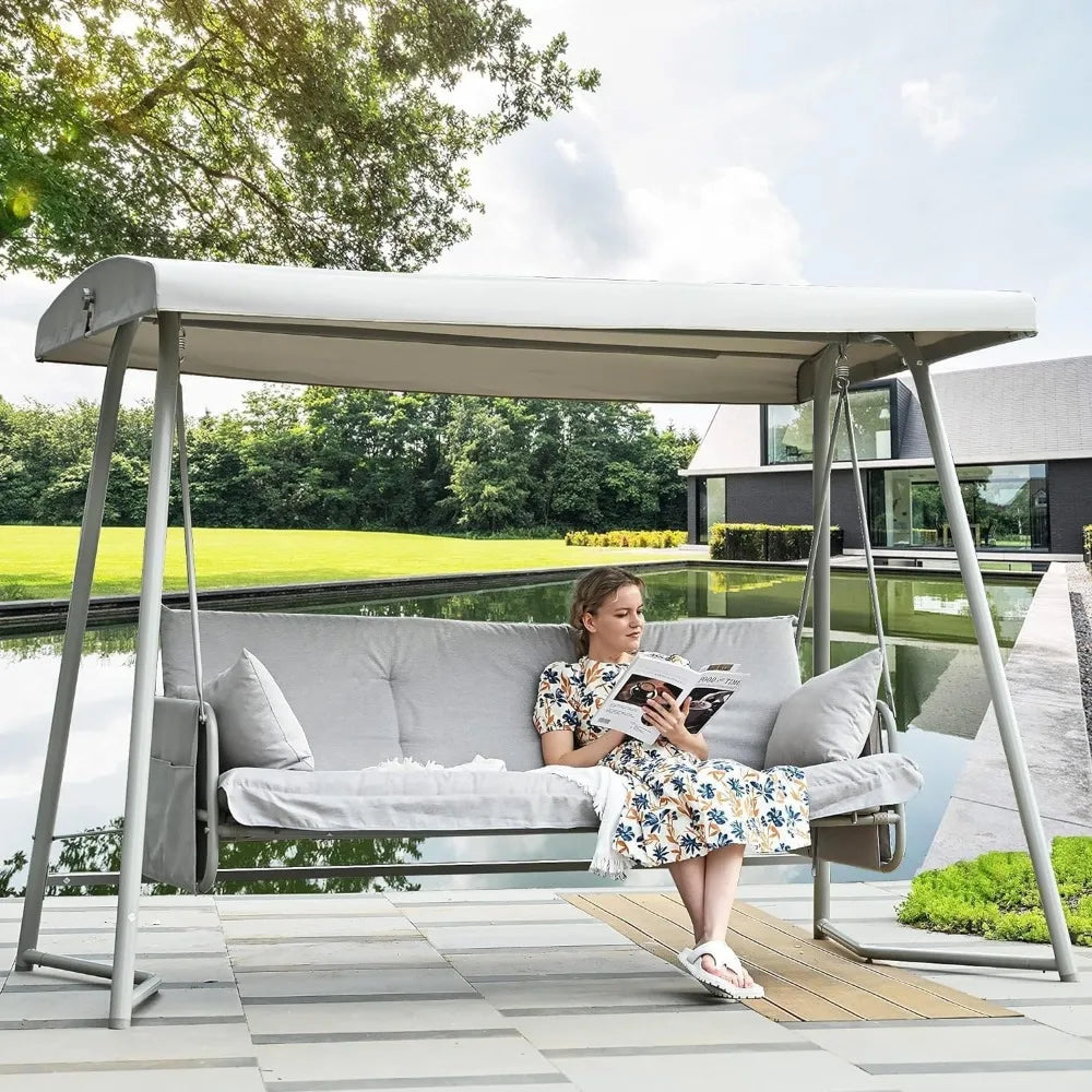 Porch Swing with Canopy