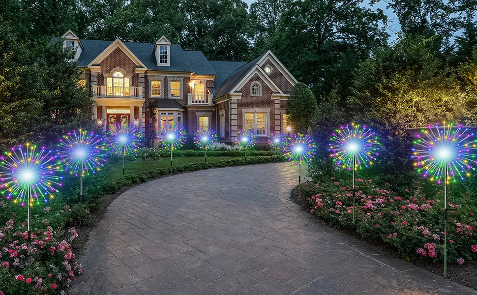 Patio Solar Firework String Lights