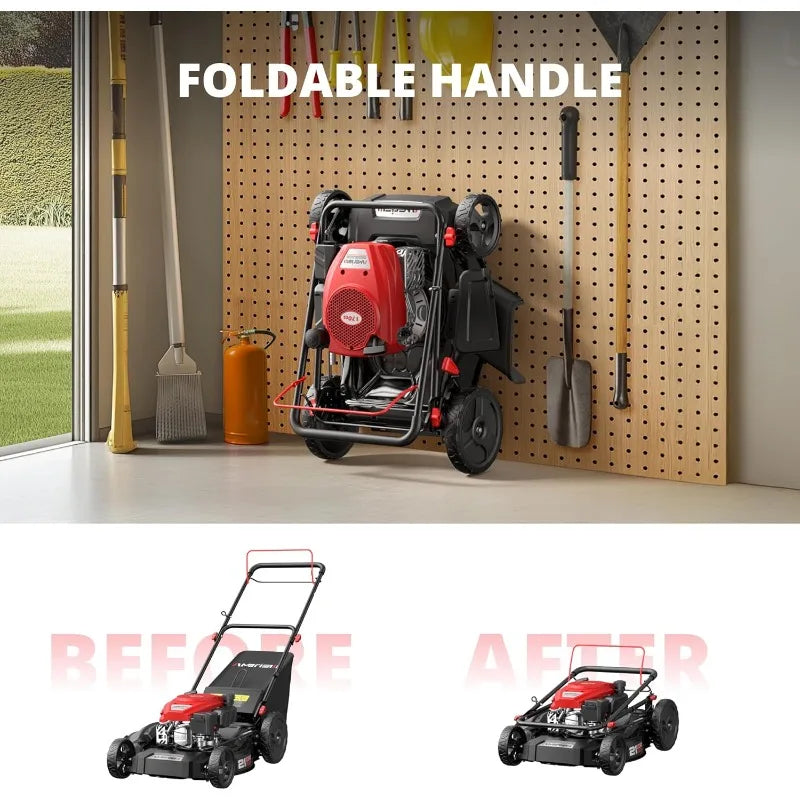 Gas-Powered Self-Propelled Lawn Mower