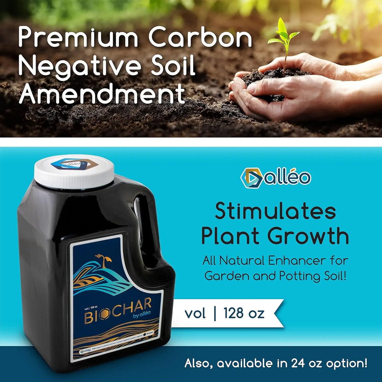 Charcoal Soil - All Natural Enhancer for Garden and Potting Soil