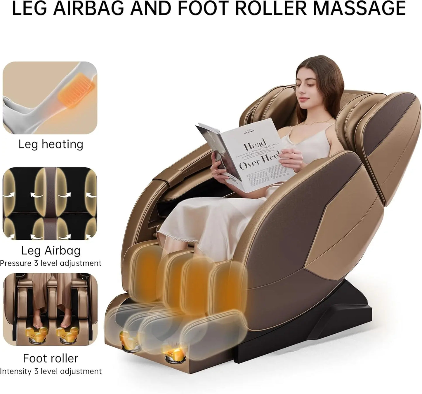 Massage Chair Full Body w/Manual Modes