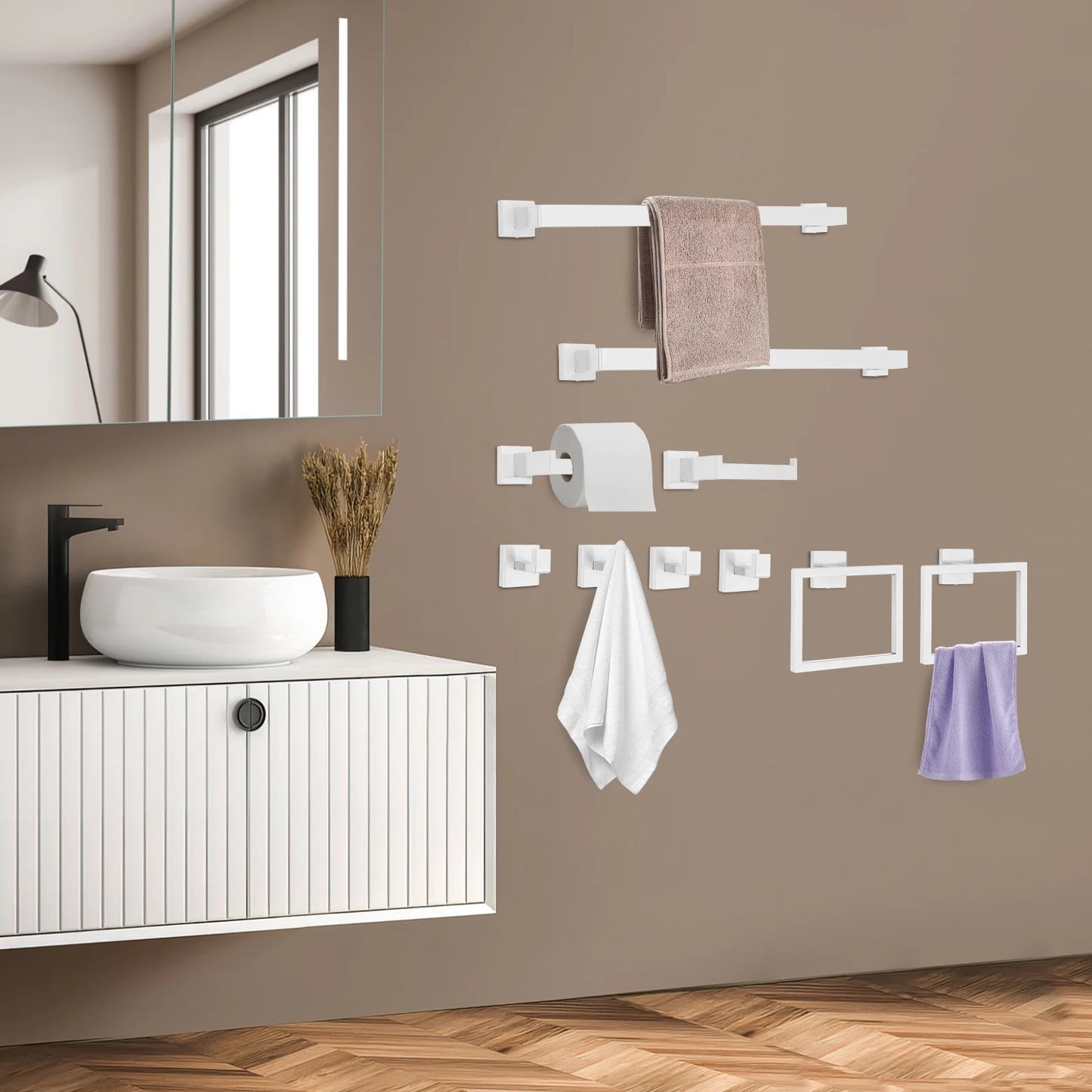 Bathroom Towel Bar Set