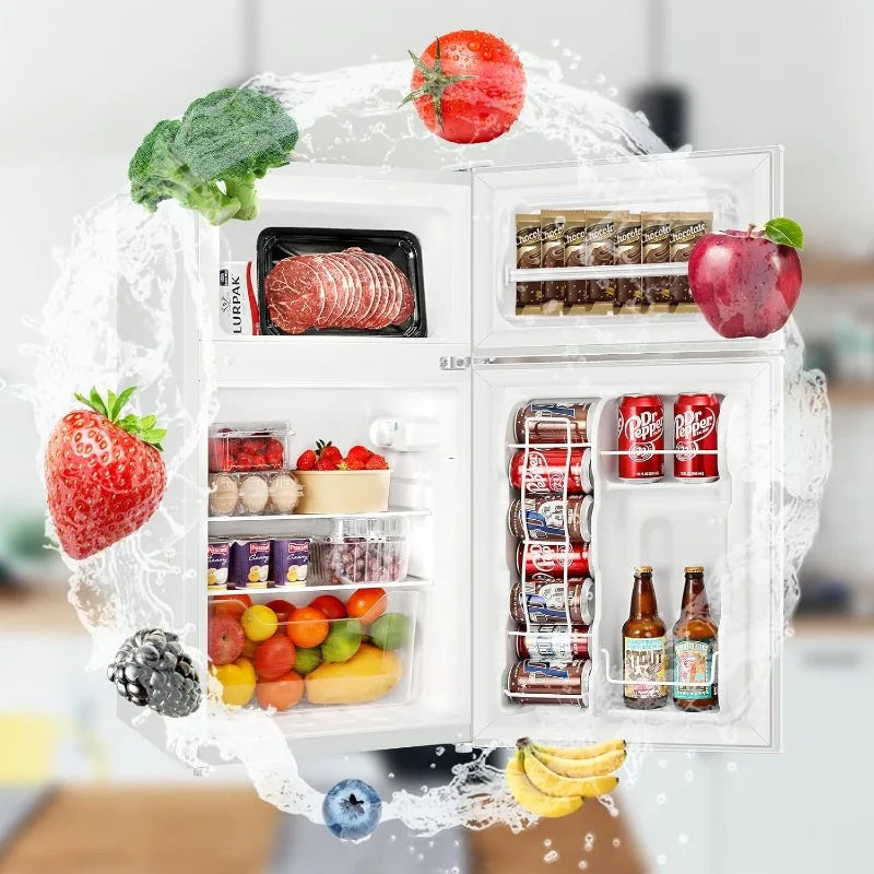 Mini Fridge with Freezer