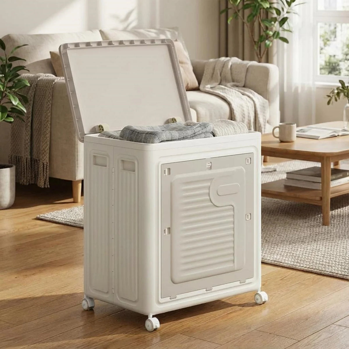 Rolling Laundry Hamper Clothes Hamper