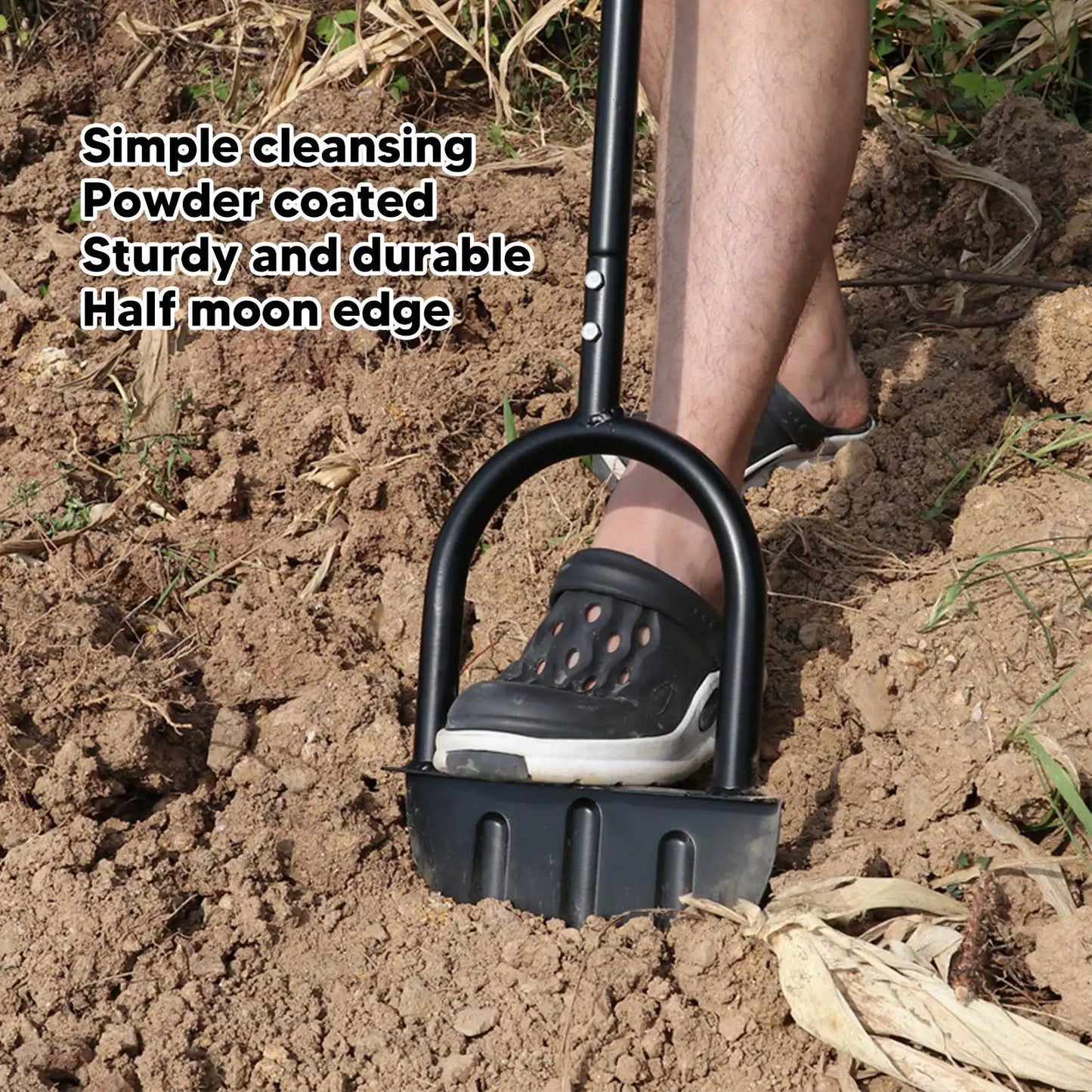 Carbon Steel Manual Trimming Shovel Half Moon Edger