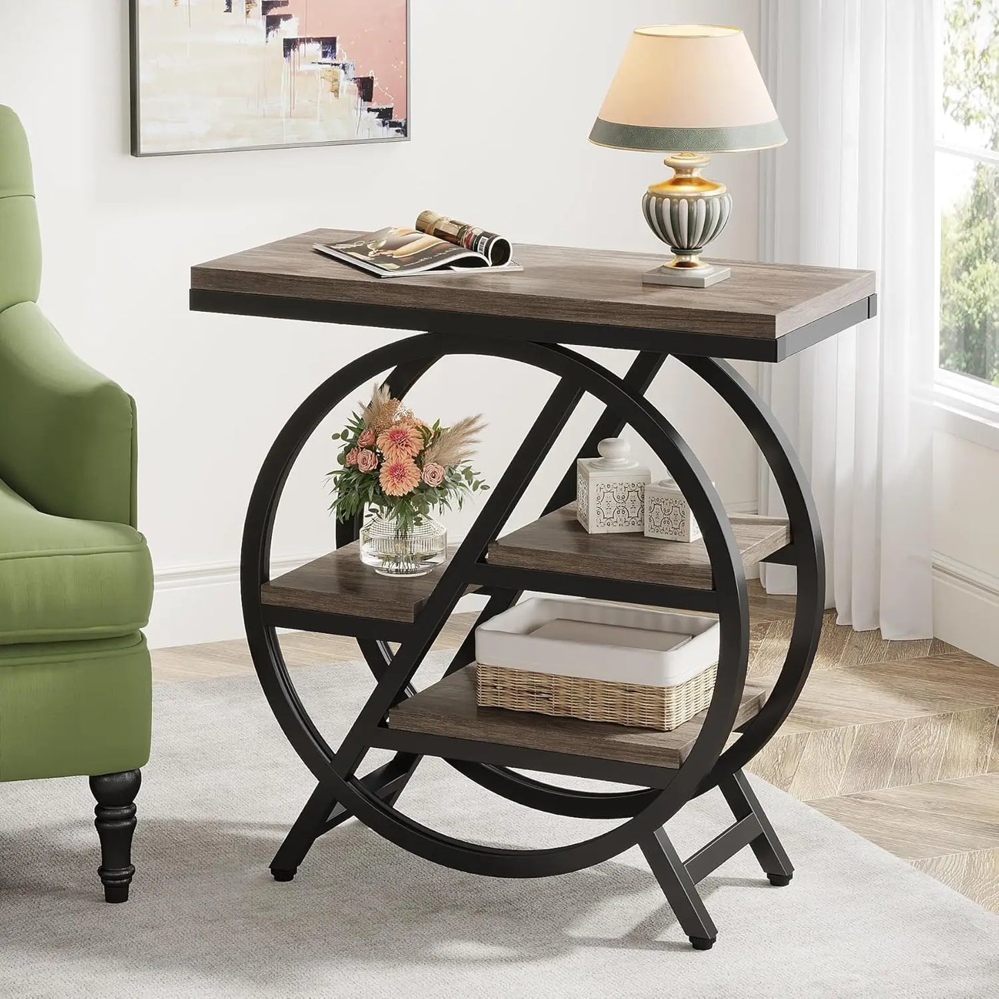 Side Table with Storage