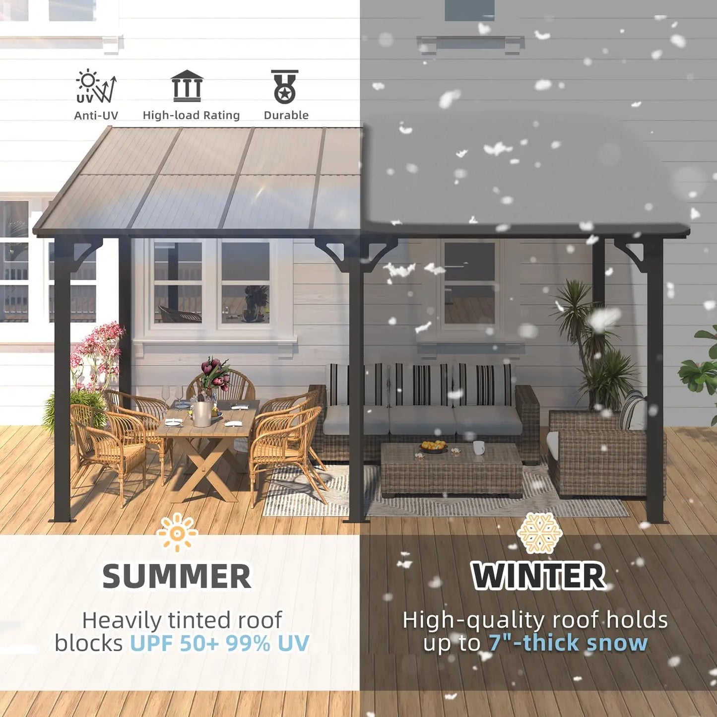 Gazebo Pergola With Roof