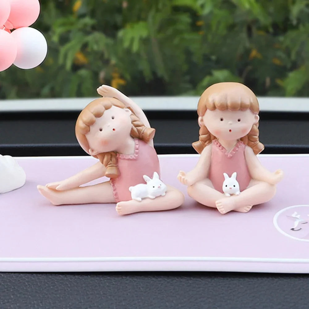 Girl Bedroom Decor - Bunny Girl Figurines Statue