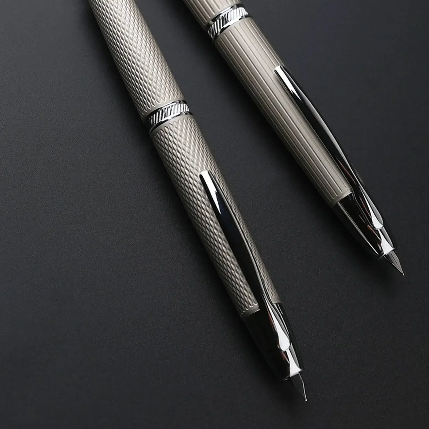 Press fountain pen