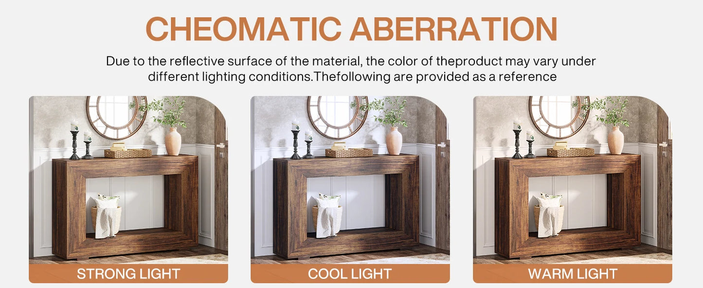 Entryway Console Table with Storage