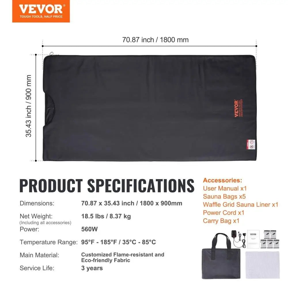 Sauna Blanket for Detox Portable for home