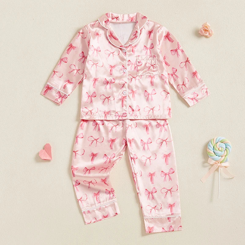 Baby Girl Silk Pajama Set