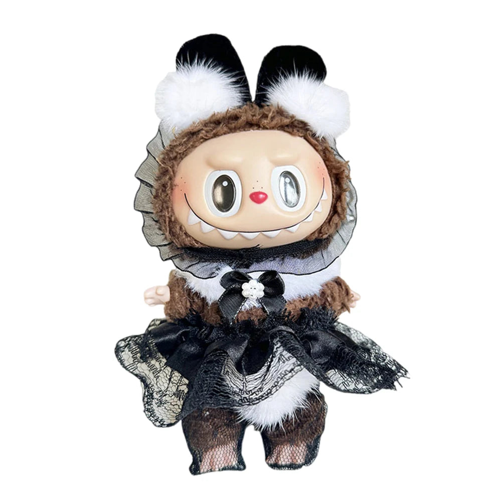 Mini Labubu Dolls Outfit Clothes Accessories without Doll