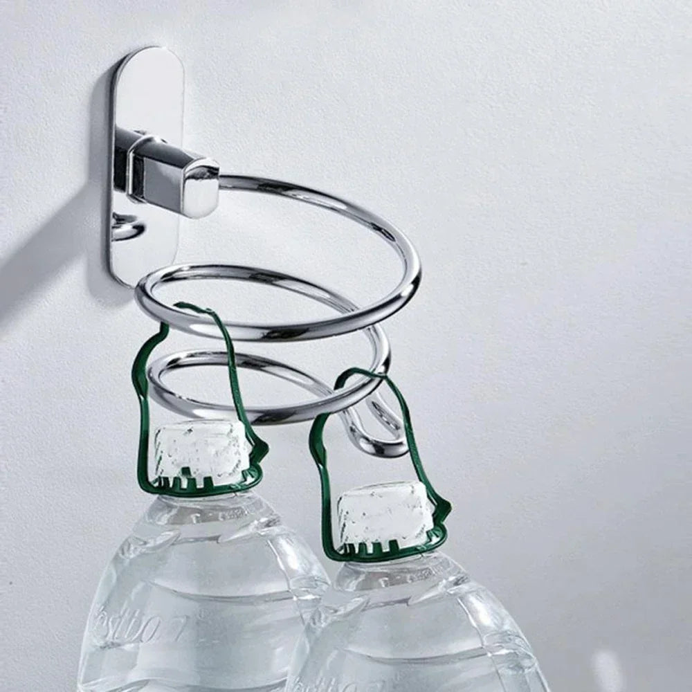 Bathroom Accessory Hair Dryer Holder Wall Mounted Organizer