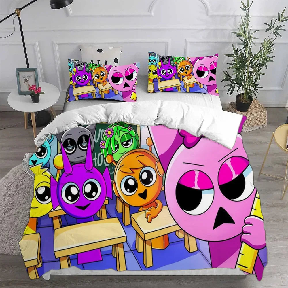 Game Sprunki Bedding Sets