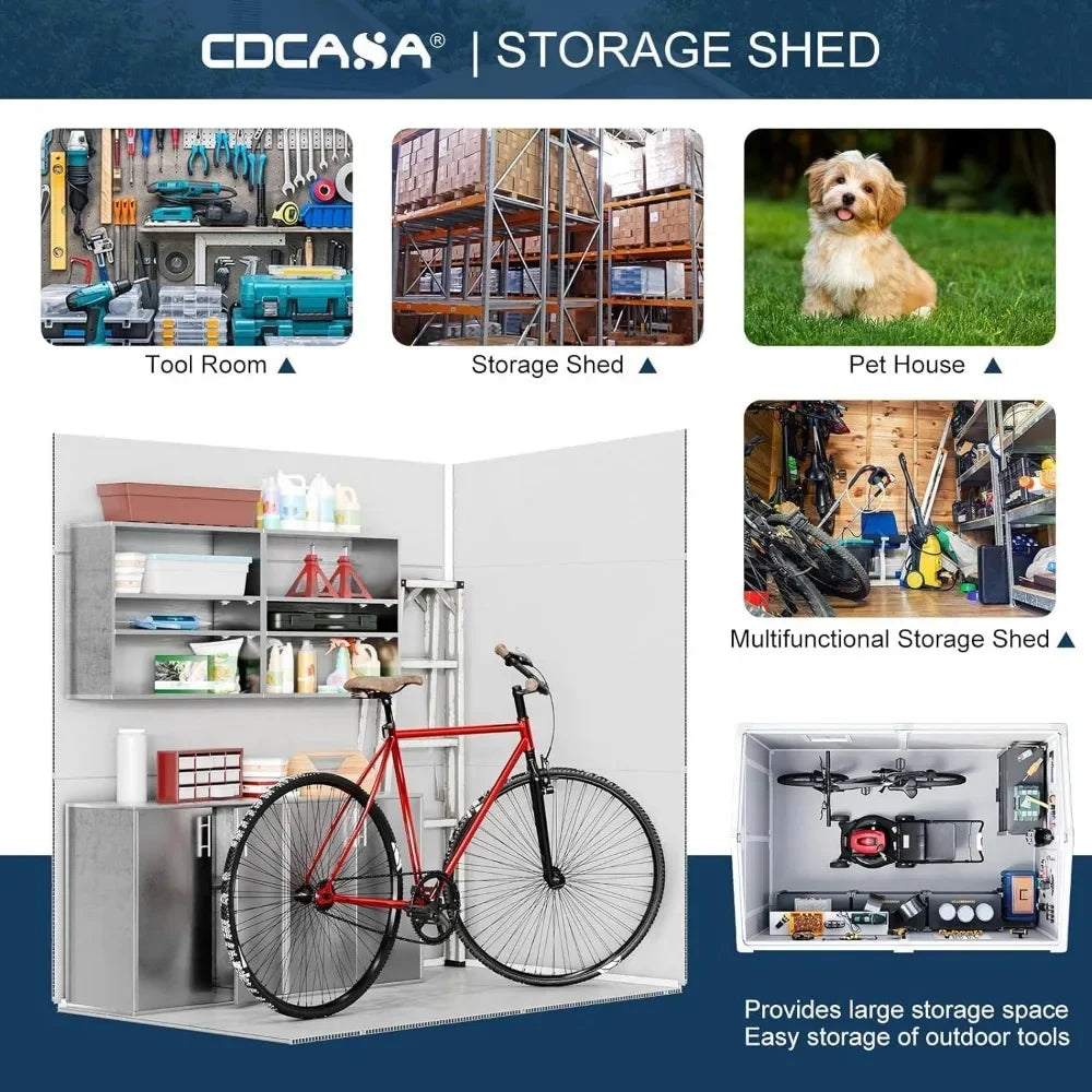 Resin Outdoor Storage Shed