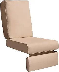 All-Weather Outdoor Recliner Cushion - Replacement Patio Chair