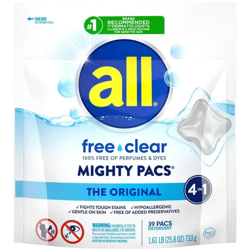 All Free Clear Mighty Pacs Hypoallergenic Formula